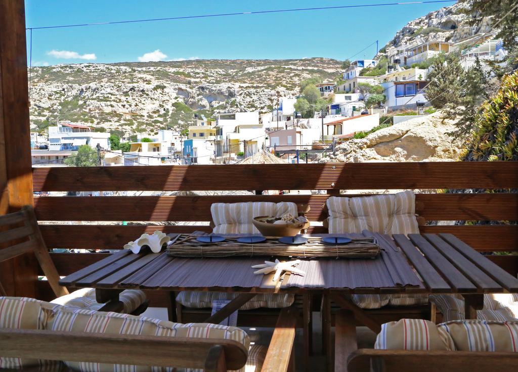 Matala Caves Apartment Ngoại thất bức ảnh